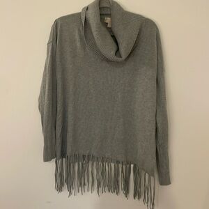Michael kors fringe sweater